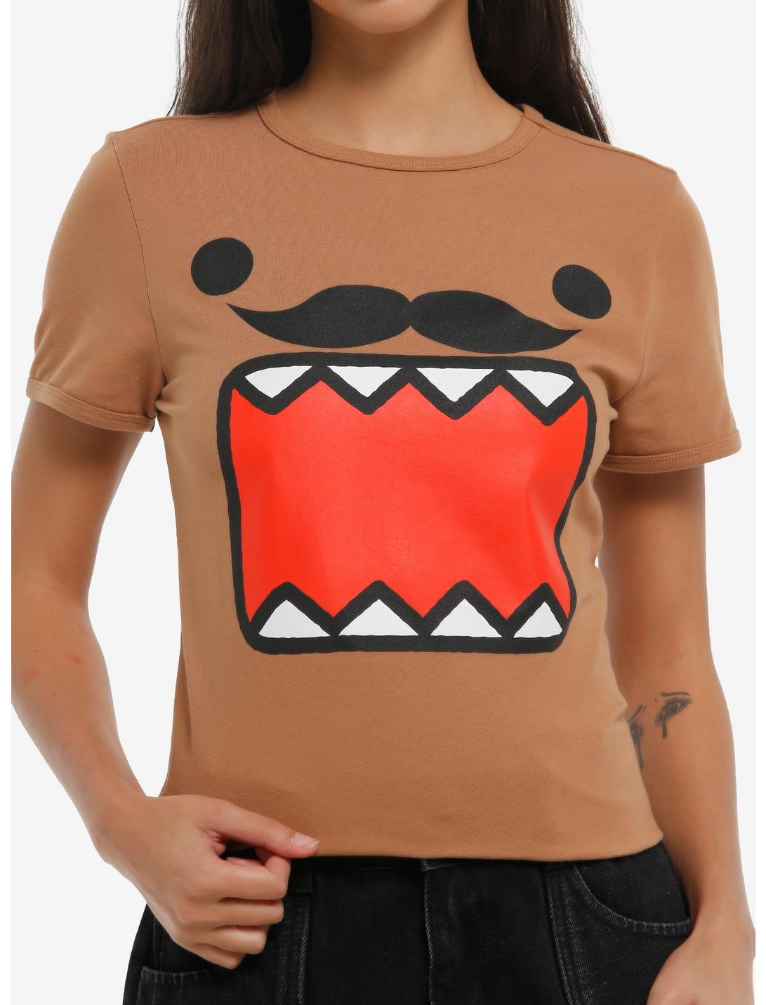 Domo Mustache Face Girls T-Shirt
