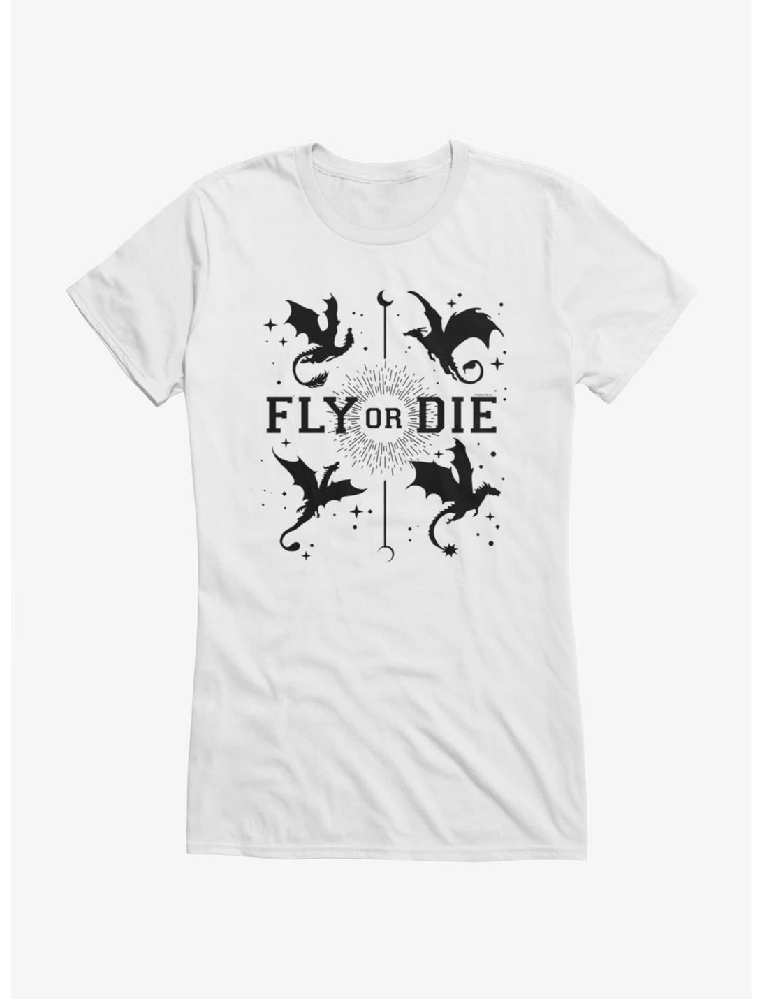 Fourth Wing Fly Or Die Girls T-Shirt