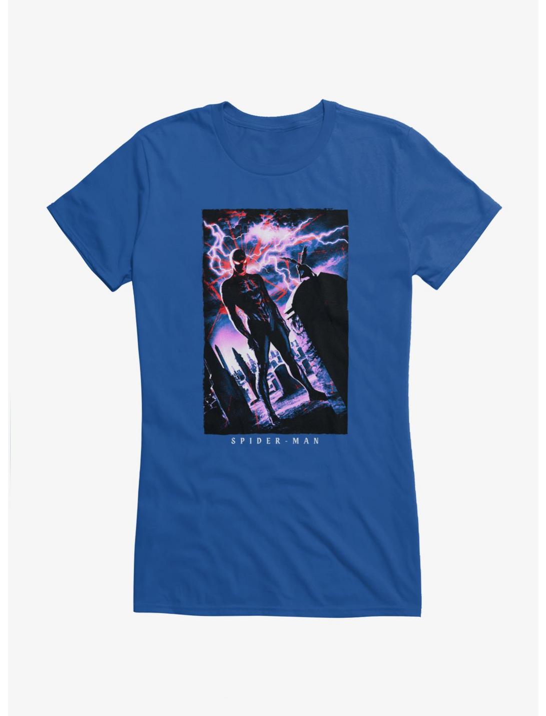 Marvel Spider-Man Dark Graveyard Girls T-Shirt Hot Topic Exclusive