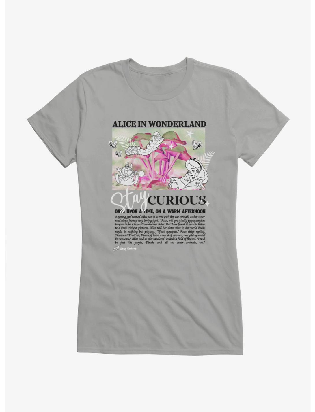 Disney Alice In Wonderland Stay Curious Girls T-Shirt Hot Topic Exclusive