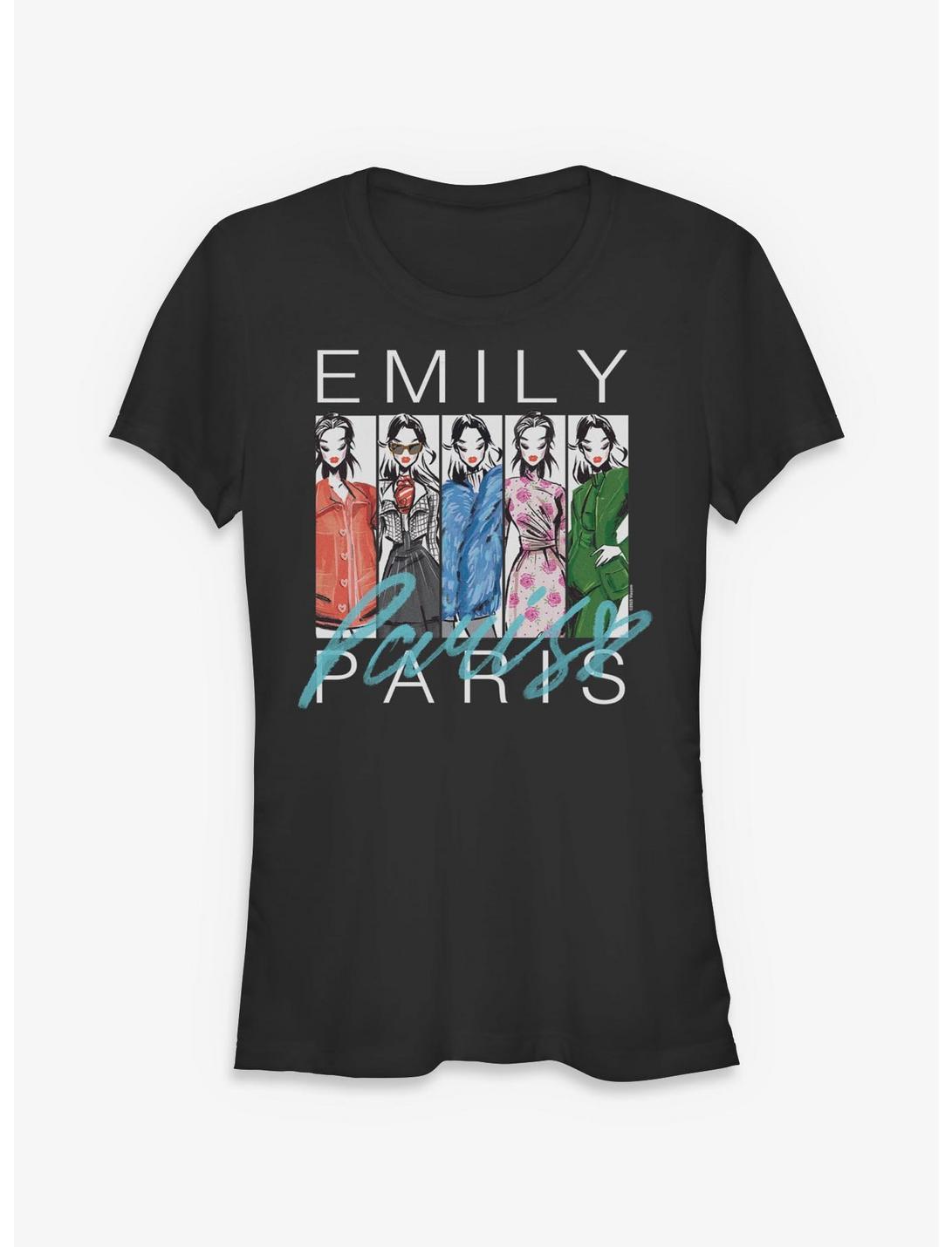 Emily In Paris Fashion Sketch Girls T-Shirt