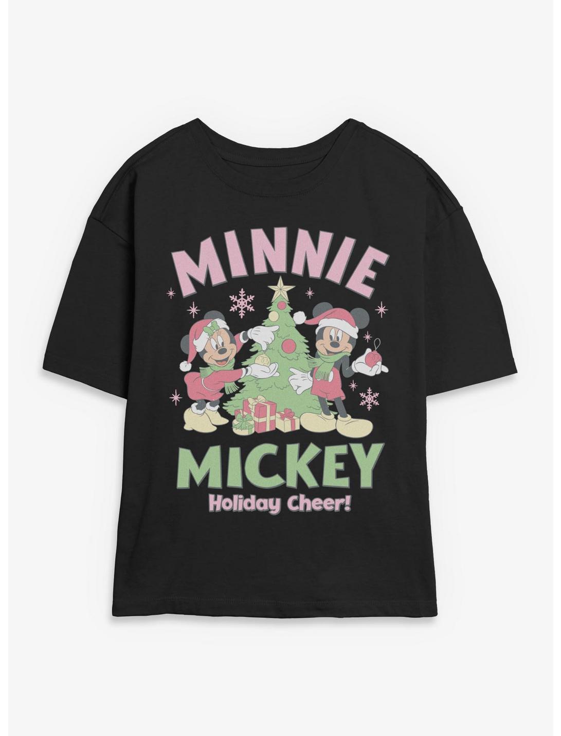 Disney Mickey Mouse Holiday Cheer Girls Skimmer T-Shirt