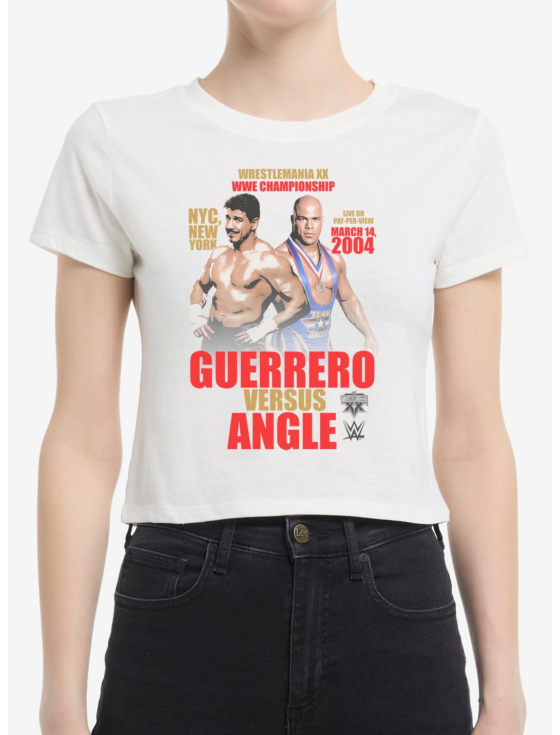 WWE Eddie Guerrero Vs Kurt Angle Wrestlemania XX Baby Girls T-Shirt