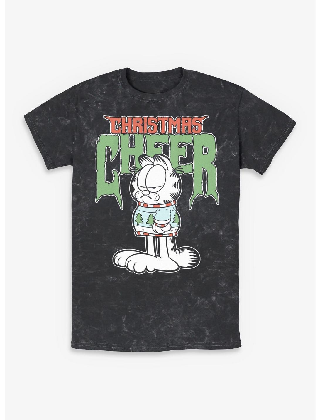 Garfield Metal Christmas Cheer Mineral Wash T-Shirt
