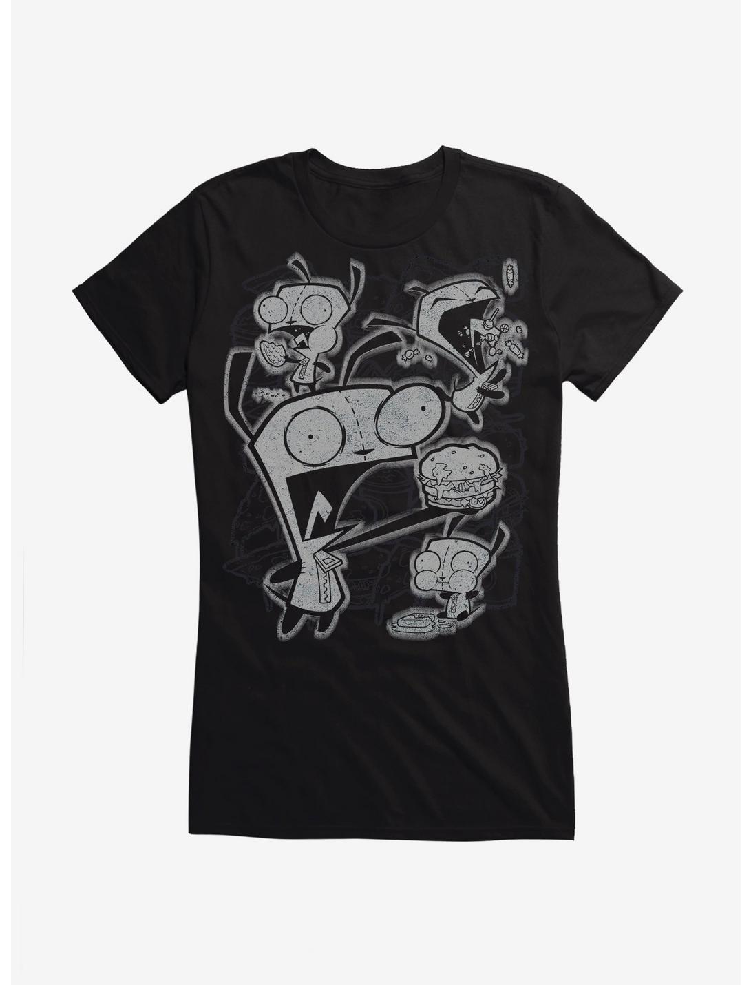 Invader Zim GIR Eat Everything Girls T-Shirt