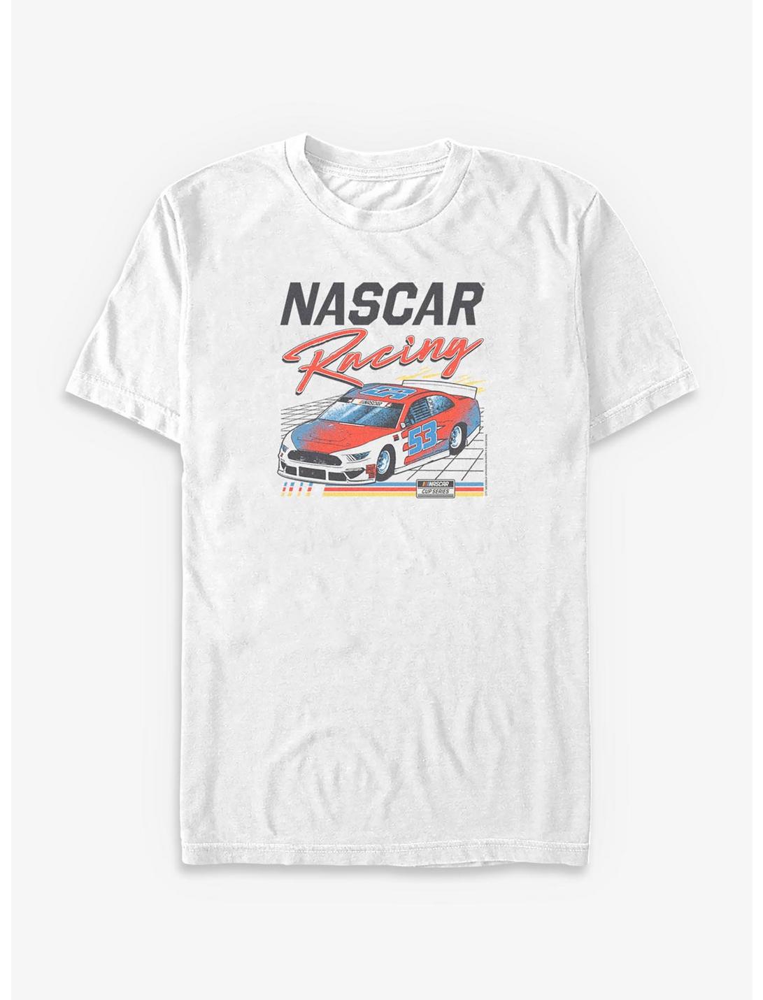 NASCAR Grid Racing Retro Car Big & Tall T-Shirt