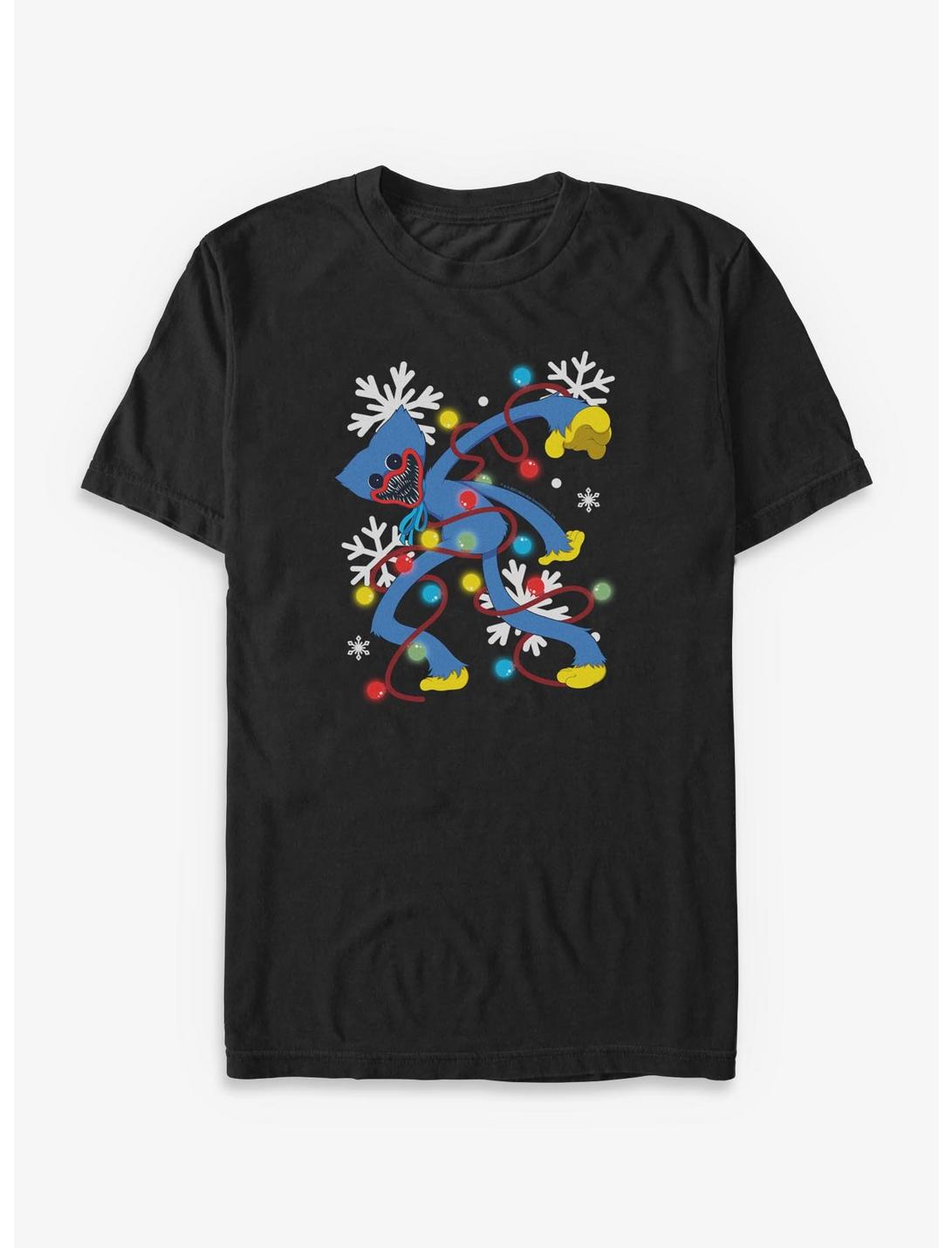 Poppy Playtime Huggy Xmas Lights Big & Tall T-Shirt