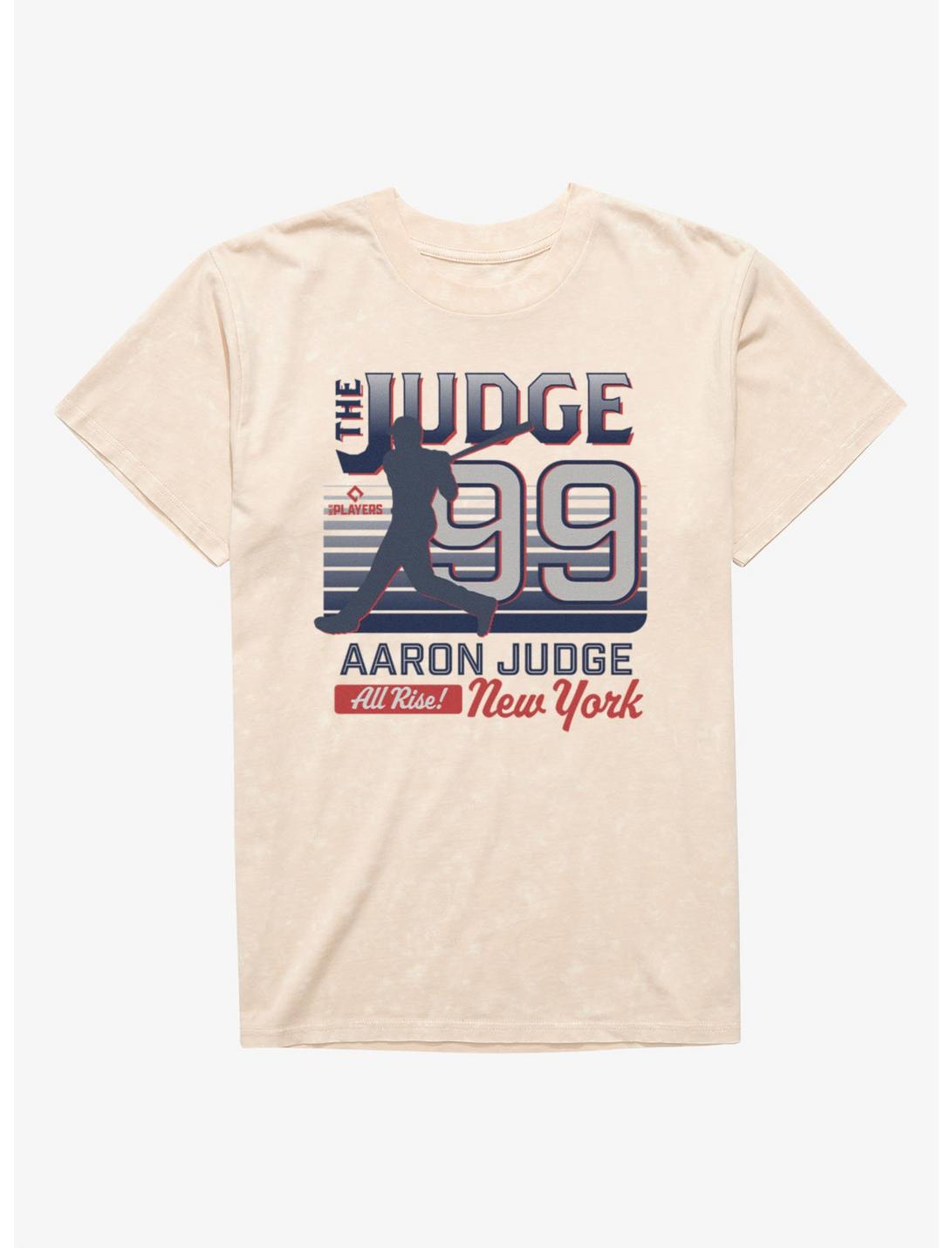 MLB New York Yankees Aaron Judge All Rise New York Mineral Wash T-Shirt