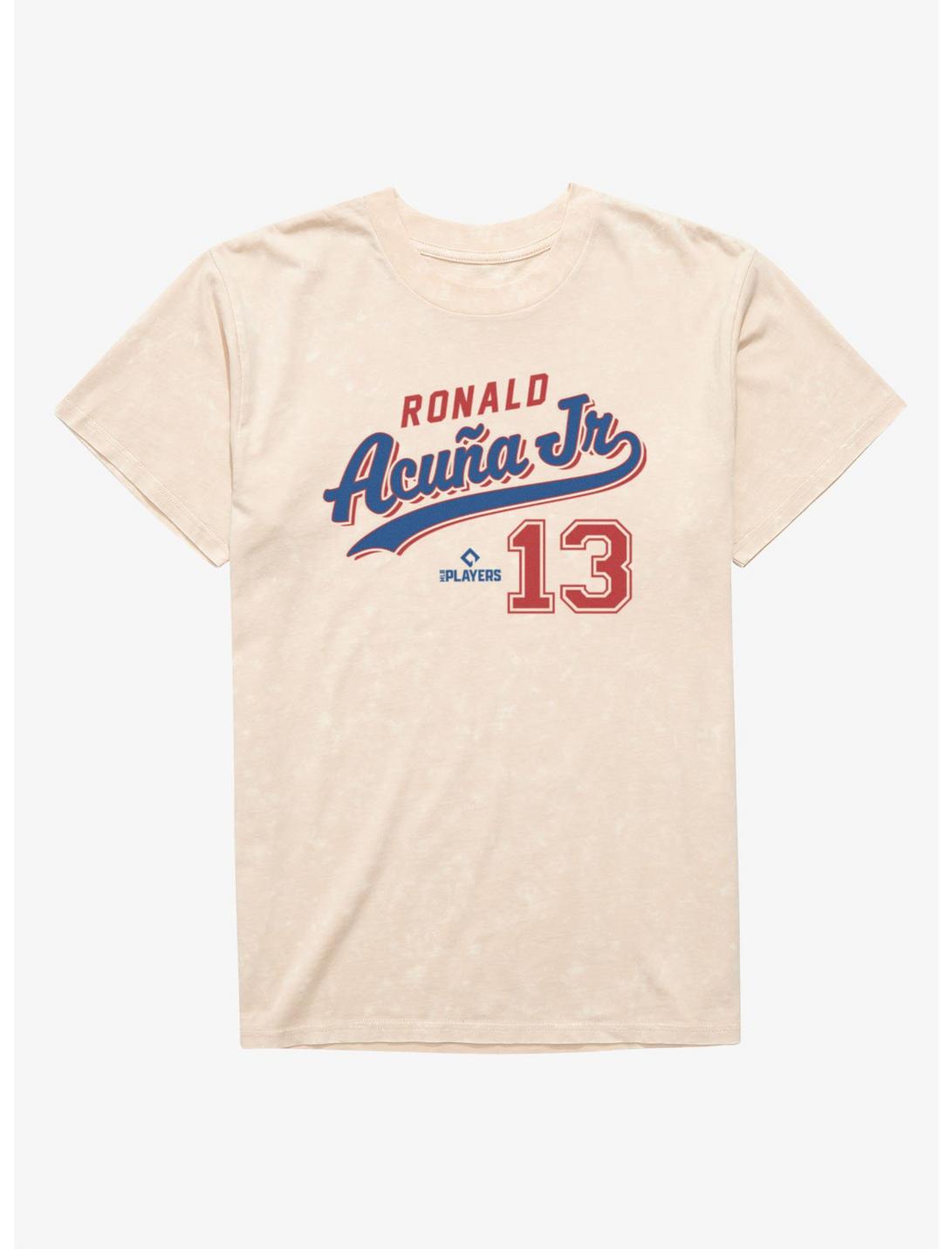 MLB Atlanta Braves Ronald Acuna Jr. 13 Mineral Wash T-Shirt