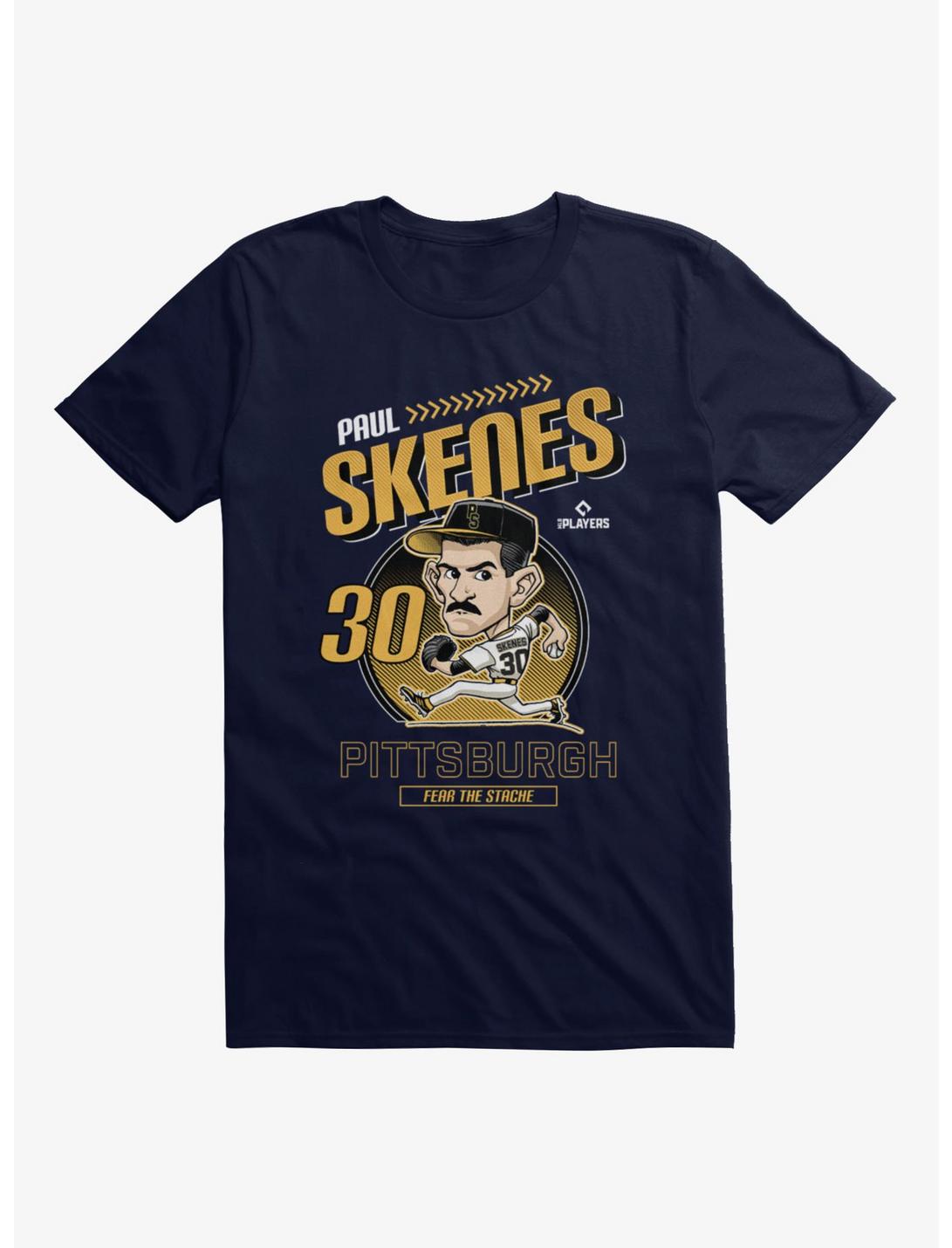 T-shirt caricature « Fear The Stache » de Paul Skenes des Pirates de Pittsburgh (MLB)