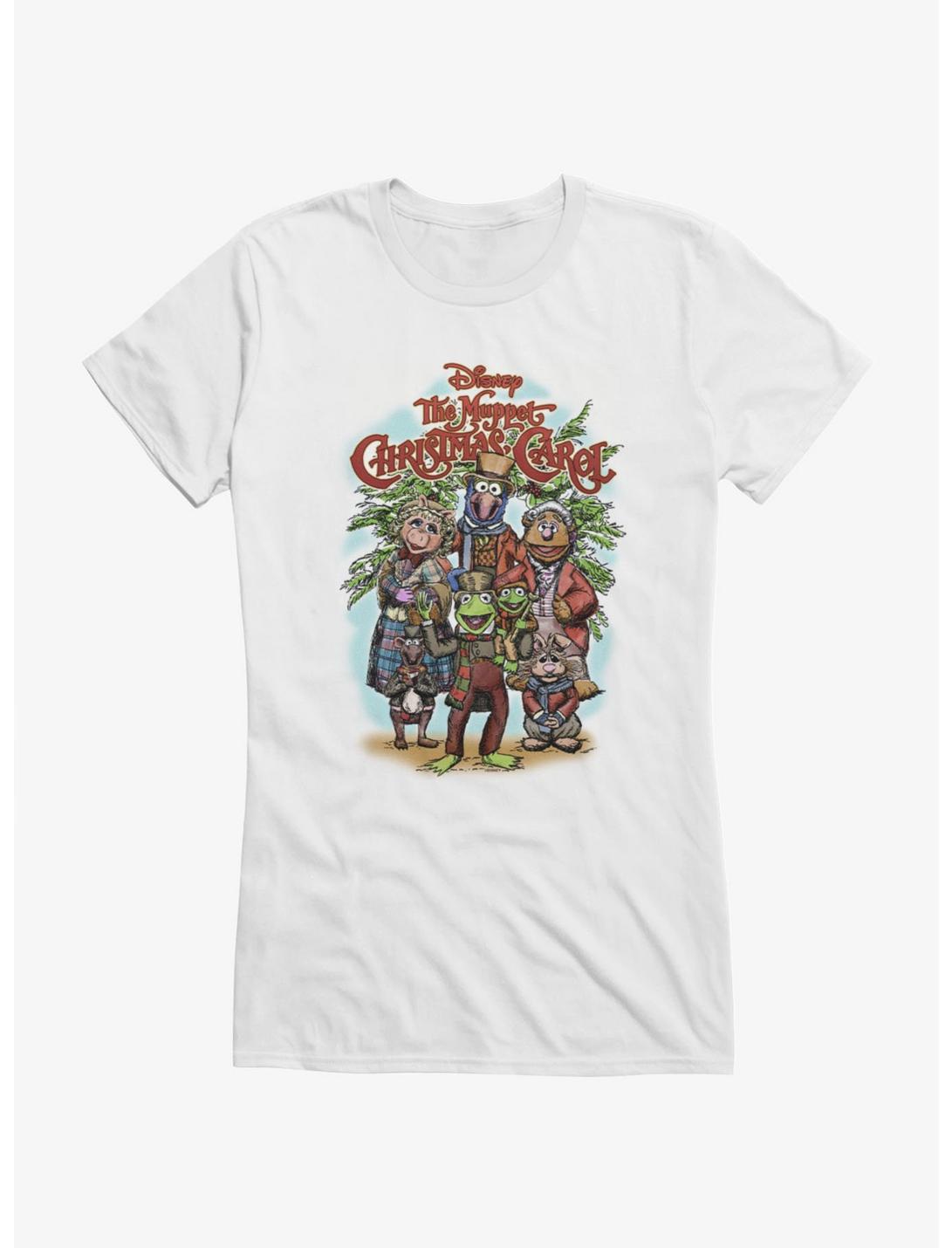 Disney The Muppets Christmas Carol Group Shot Drawing Girls T-Shirt Hot Topic Exclusive