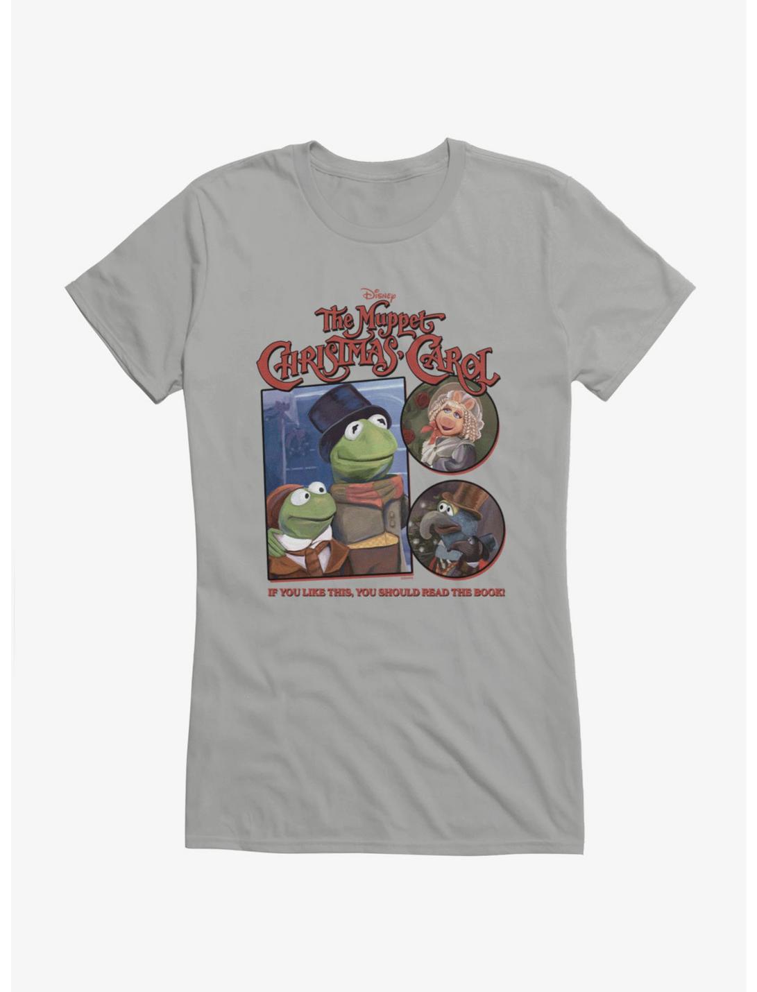 T-shirt Fille Disney Les Muppets, Le Drôle de Noël de Scrooge, Lecture du Livre, Exclusivité Hot Topic