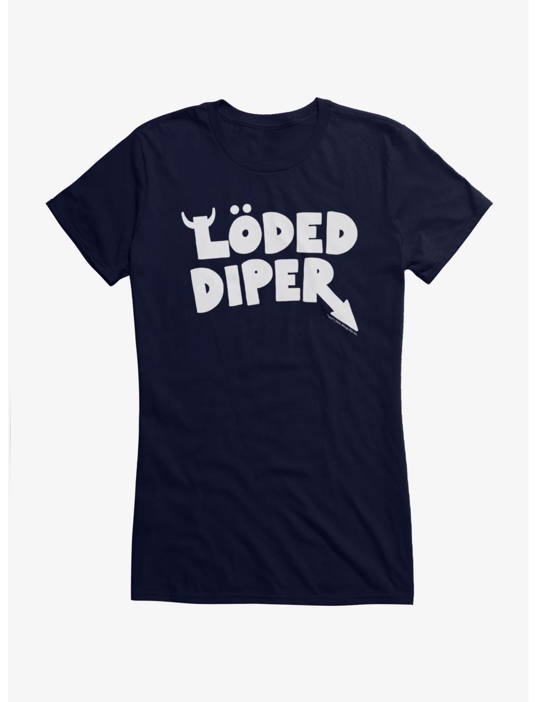 Diary Of A Wimpy Kid Loded Diper (Loaded Diaper) Girls T-Shirt
