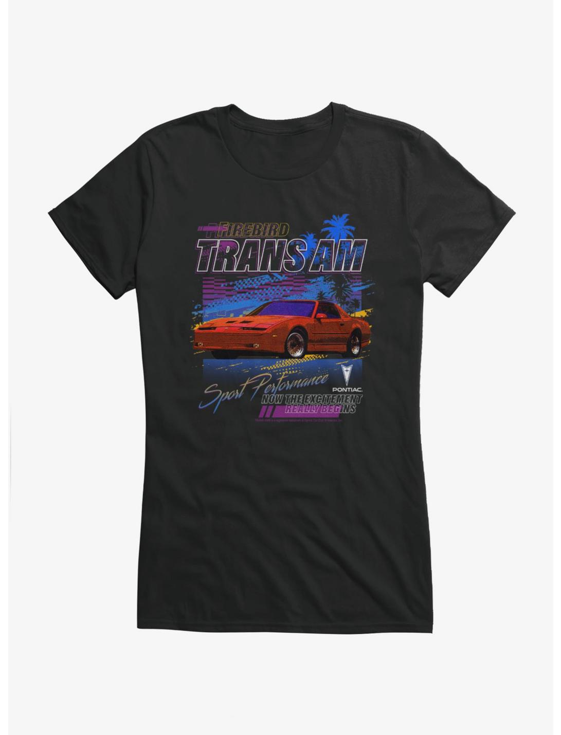 Pontiac Trans Am Retro Wave Girls T-Shirt