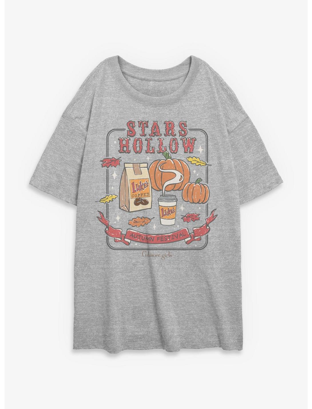 Gilmore Girls Autumn Festival Girls Oversized T-Shirt