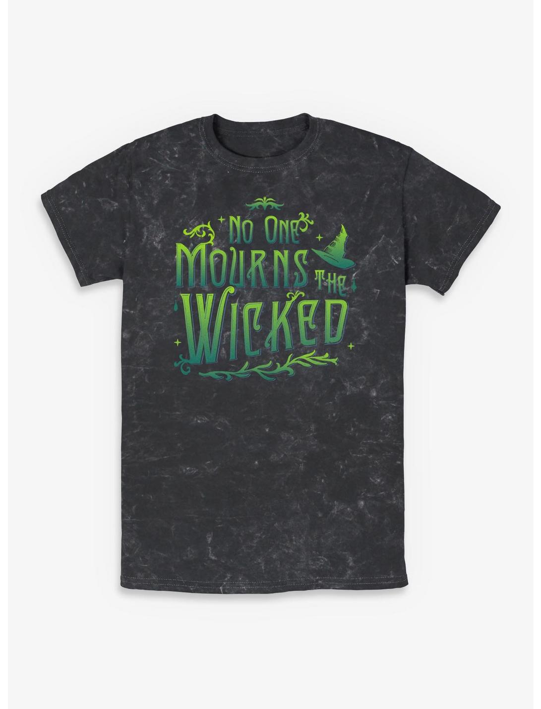 T-shirt délavé Wicked personne ne pleure le méchant