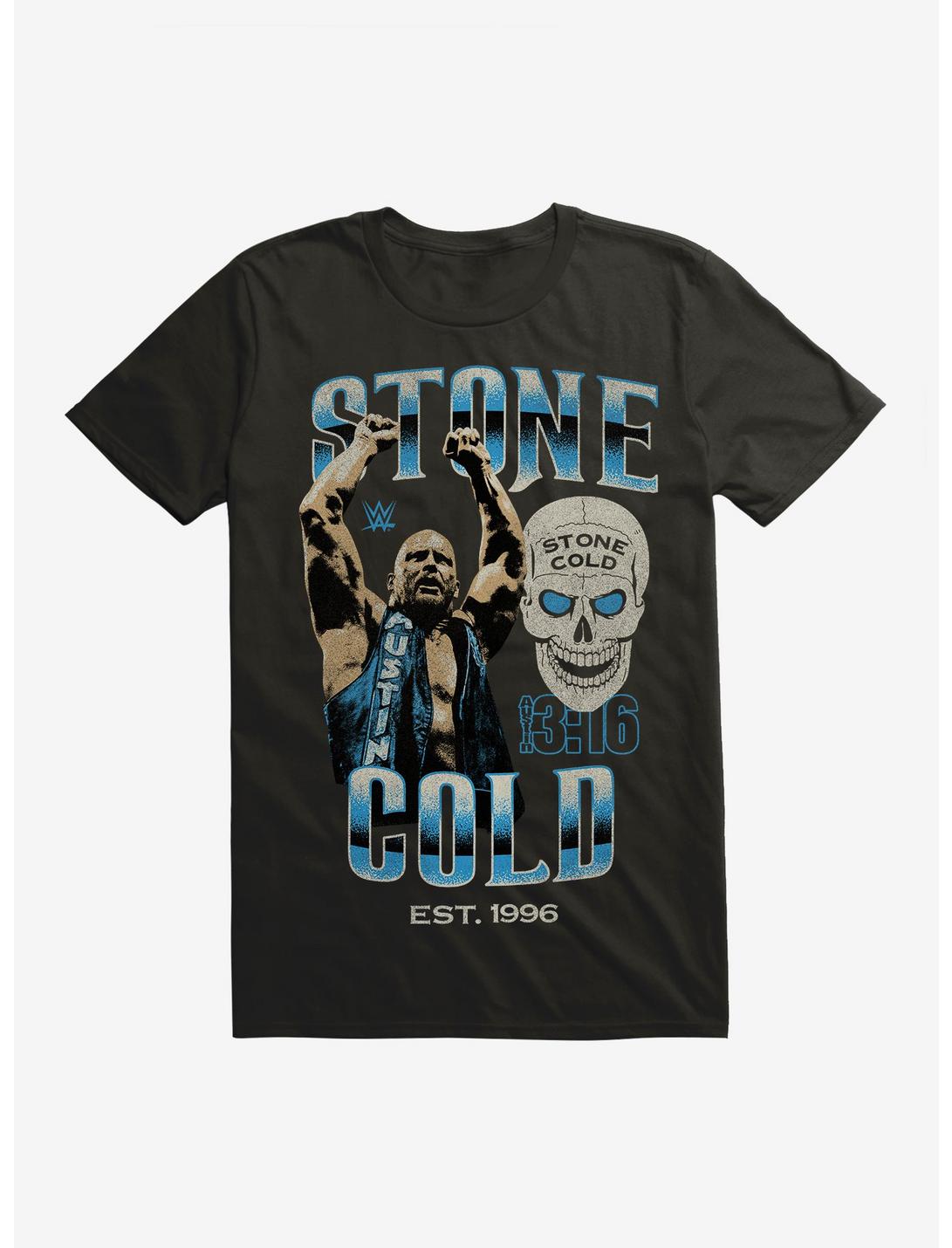 WWE Stone Cold Est. 1996 Jumbo Print T-Shirt