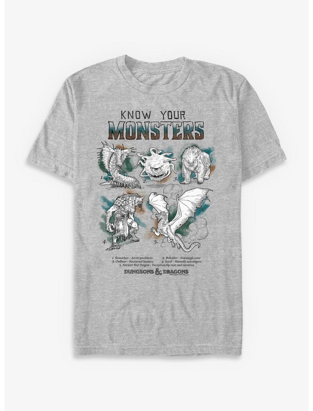 Dungeons & Dragons Know Your Monsters T-Shirt