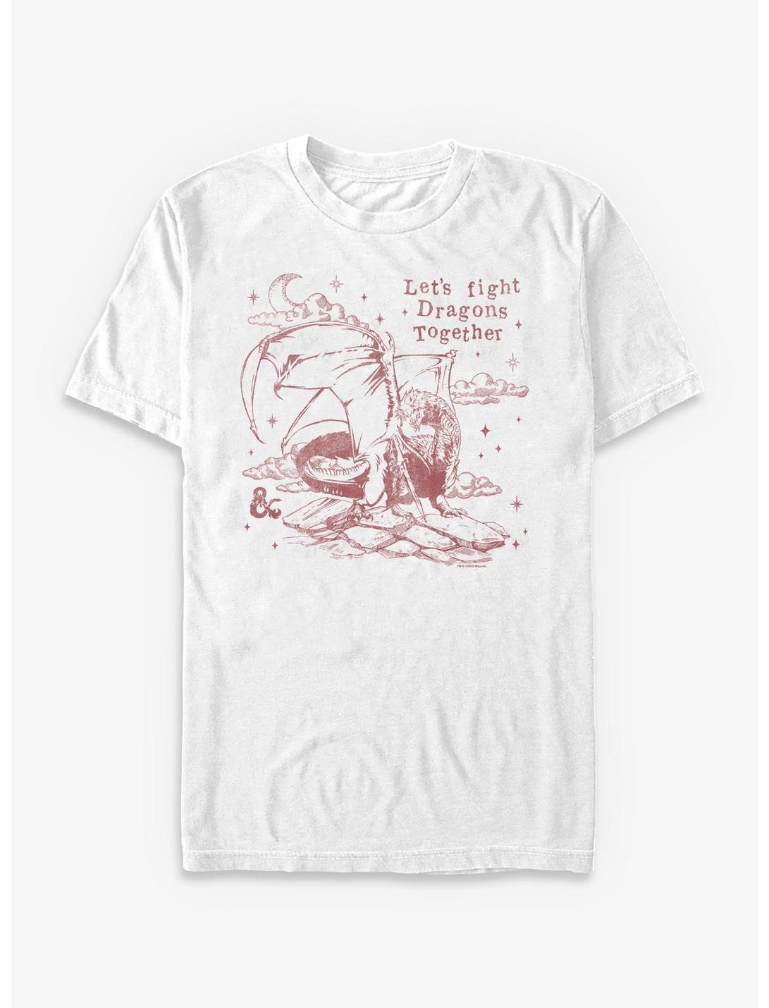 Dungeons & Dragons Let's Fight Dragons Together T-Shirt