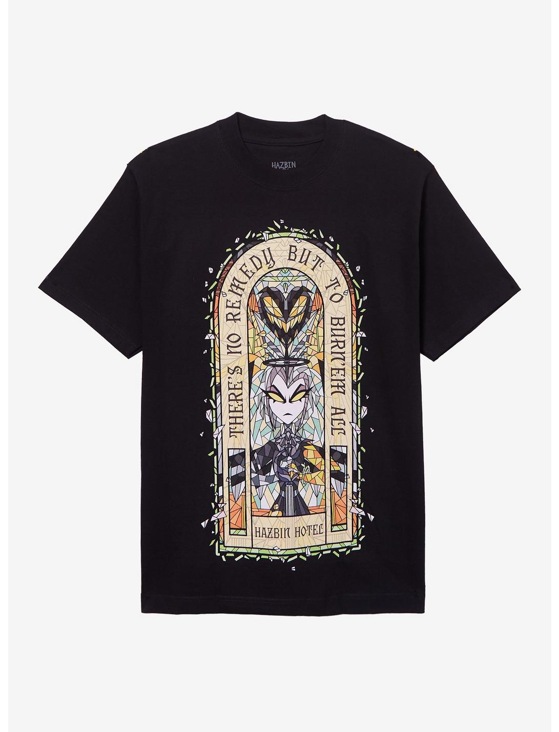 Hazbin Hotel Lute Adam Stained Glass T-Shirt