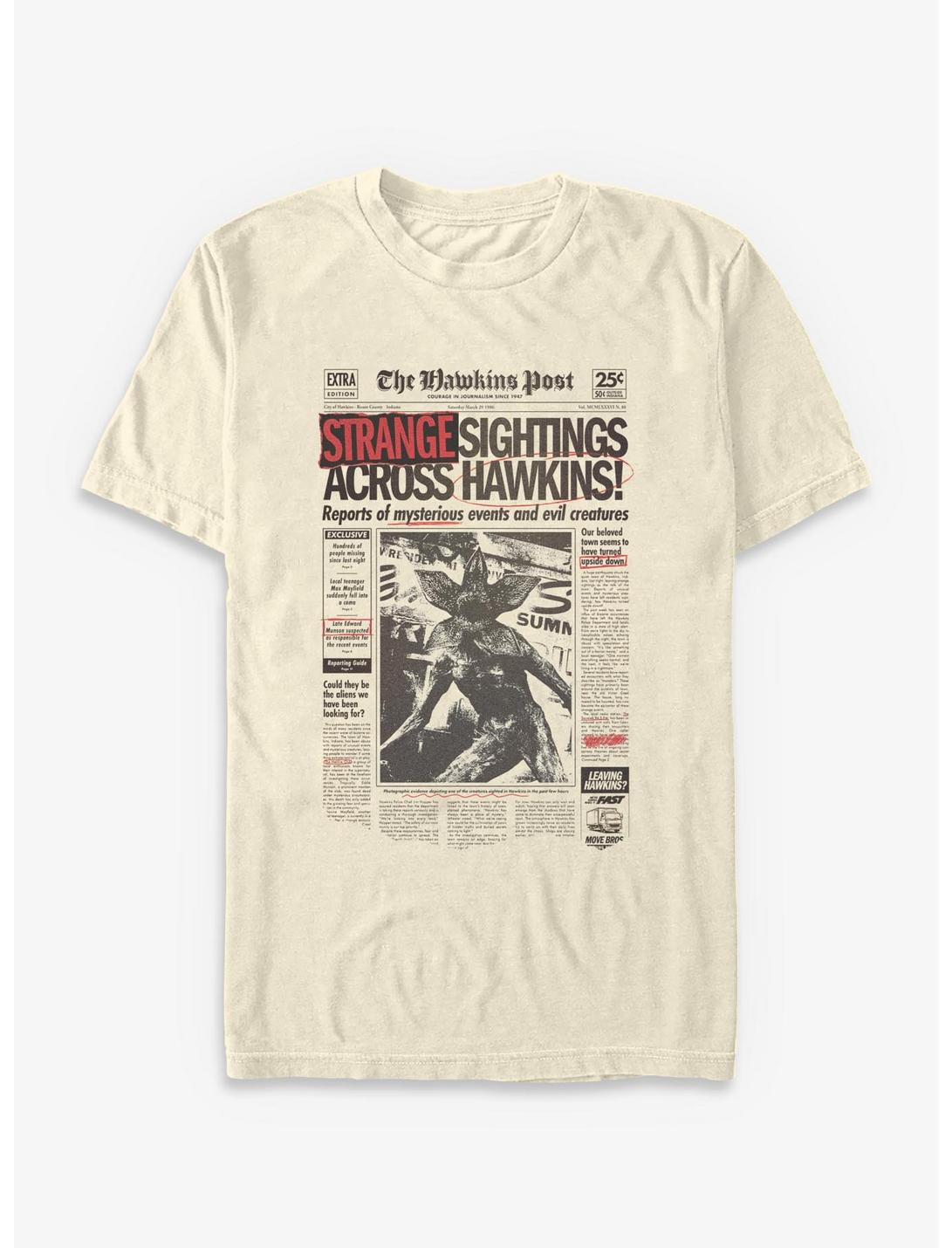 Stranger Things Strange Sightings Across Hawkins! T-Shirt