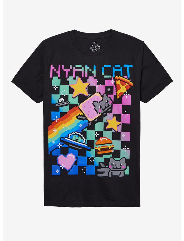 Nyan Cat 8-Bit Collage T-Shirt