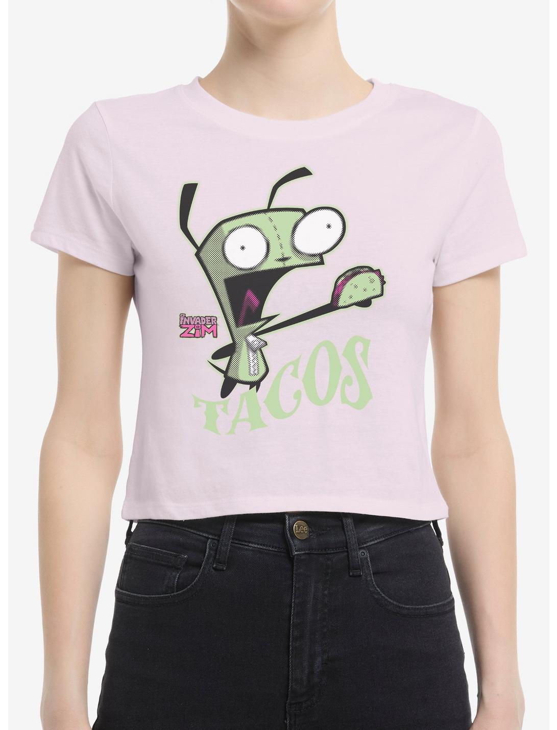 T-shirt bébé Invader Zim GIR Tacos Filles