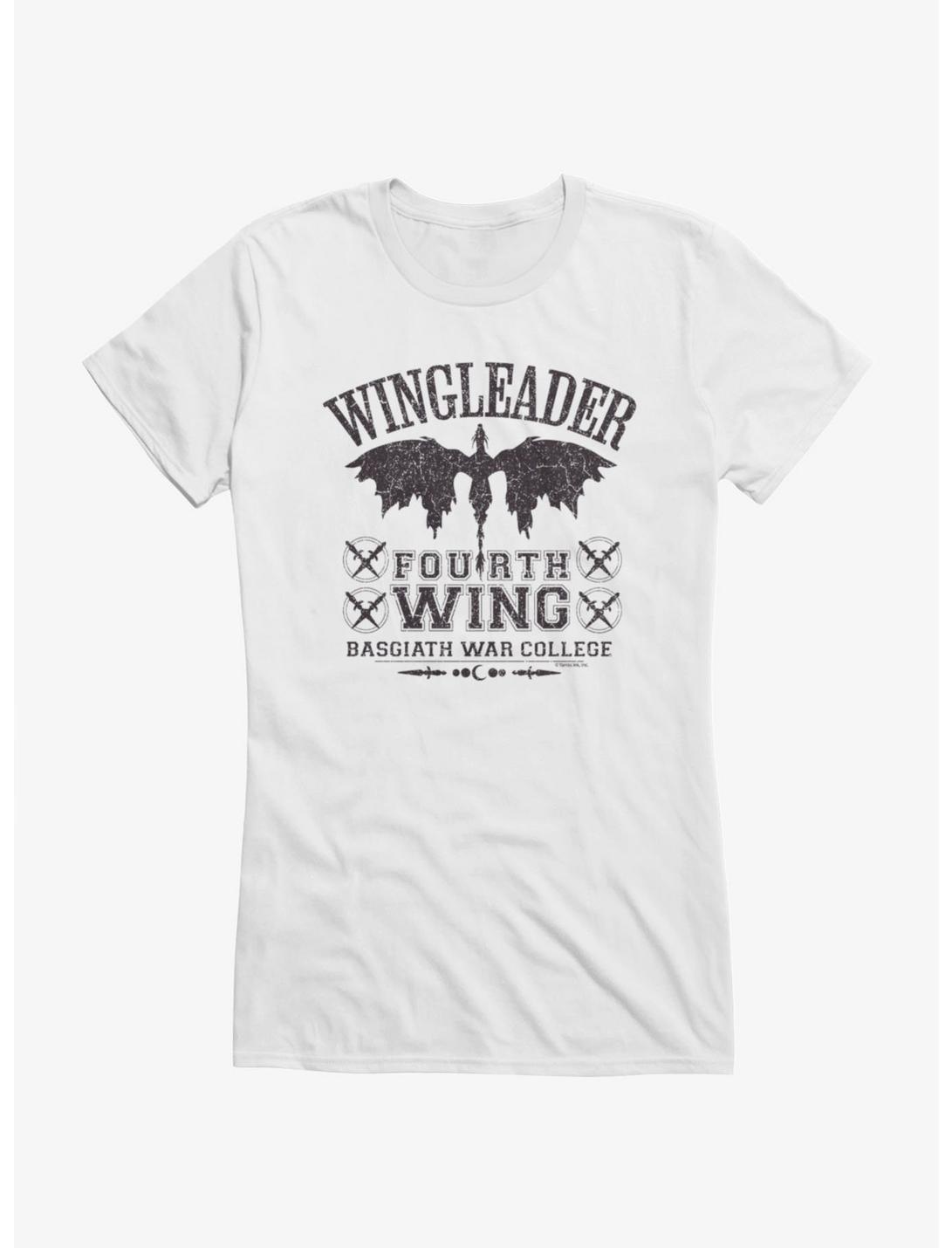 Fourth Wing The Empyrean Wingleader Basgiath War College Girls T-Shirt