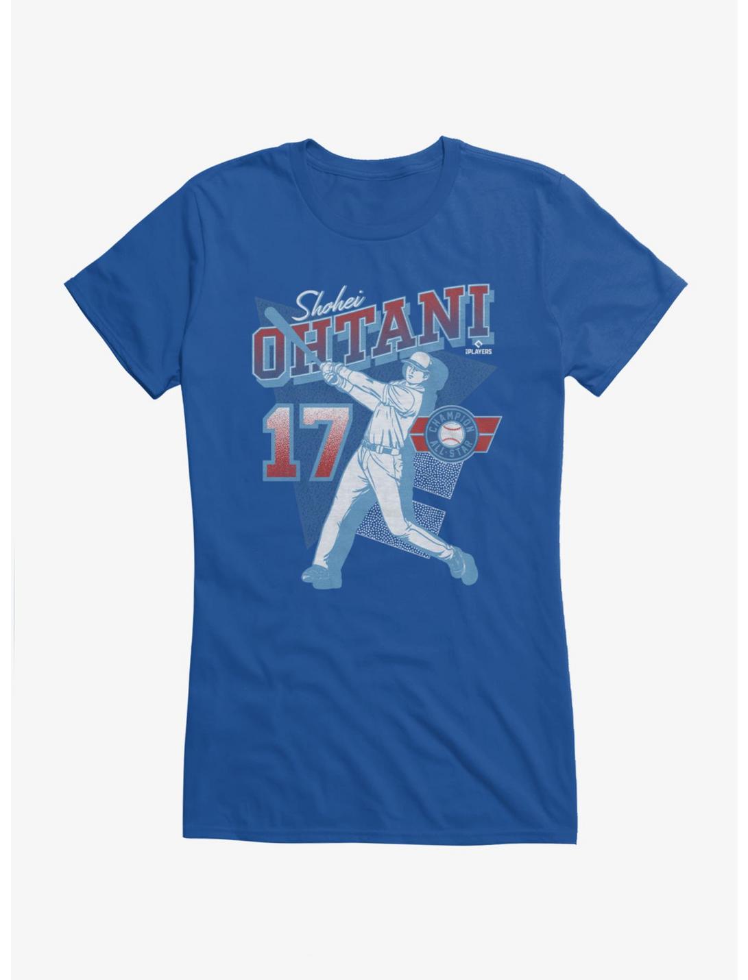T-shirt fille MLB Los Angeles Dodgers Shohei Ohtani Balançoire Géométrique