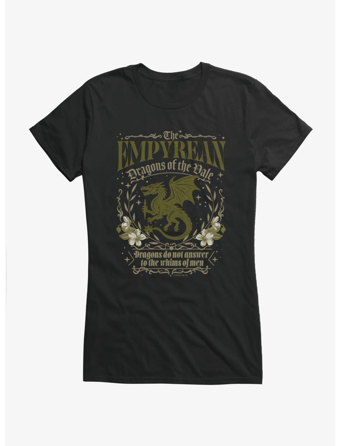 Fourth Wing The Empyrean Dragons Do Not Answer Men Girls T-Shirt