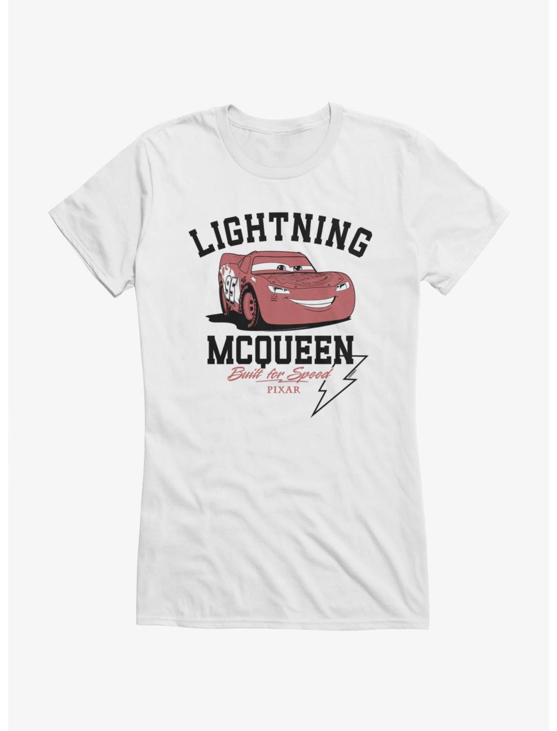 Disney Pixar Cars Lightning McQueen Built For Speed Girls T-Shirt
