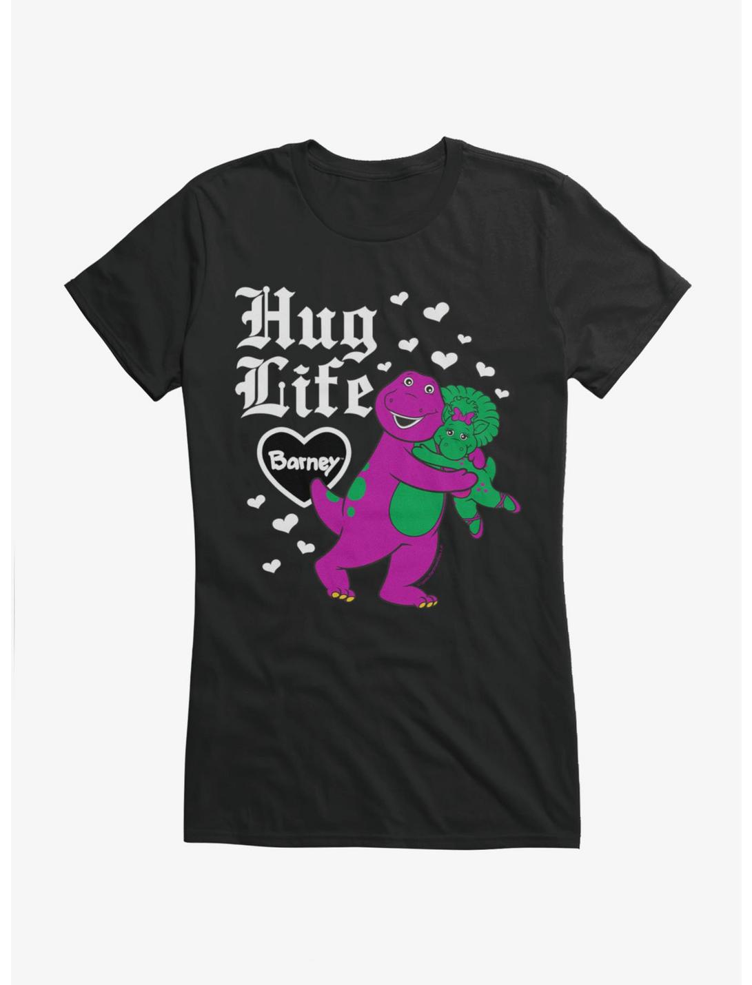 T-shirt Barney Hug Life and Hearts