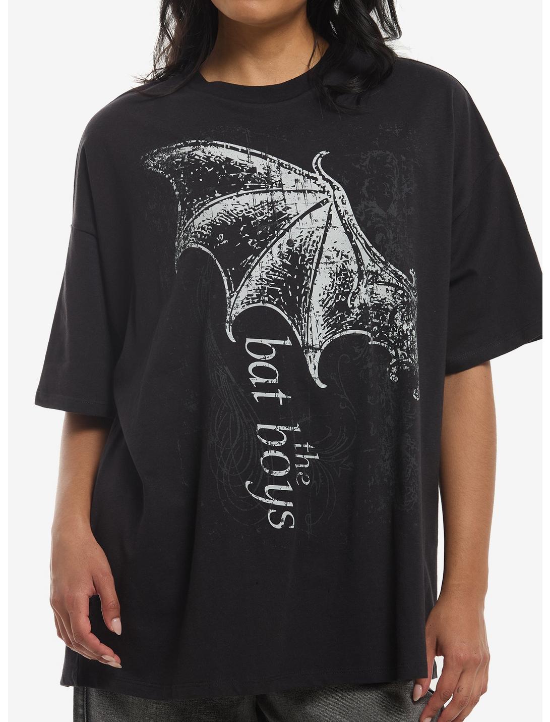 A Court Of Thorns And Roses Bat Boys Destructed Girls Oversized T-Shirt