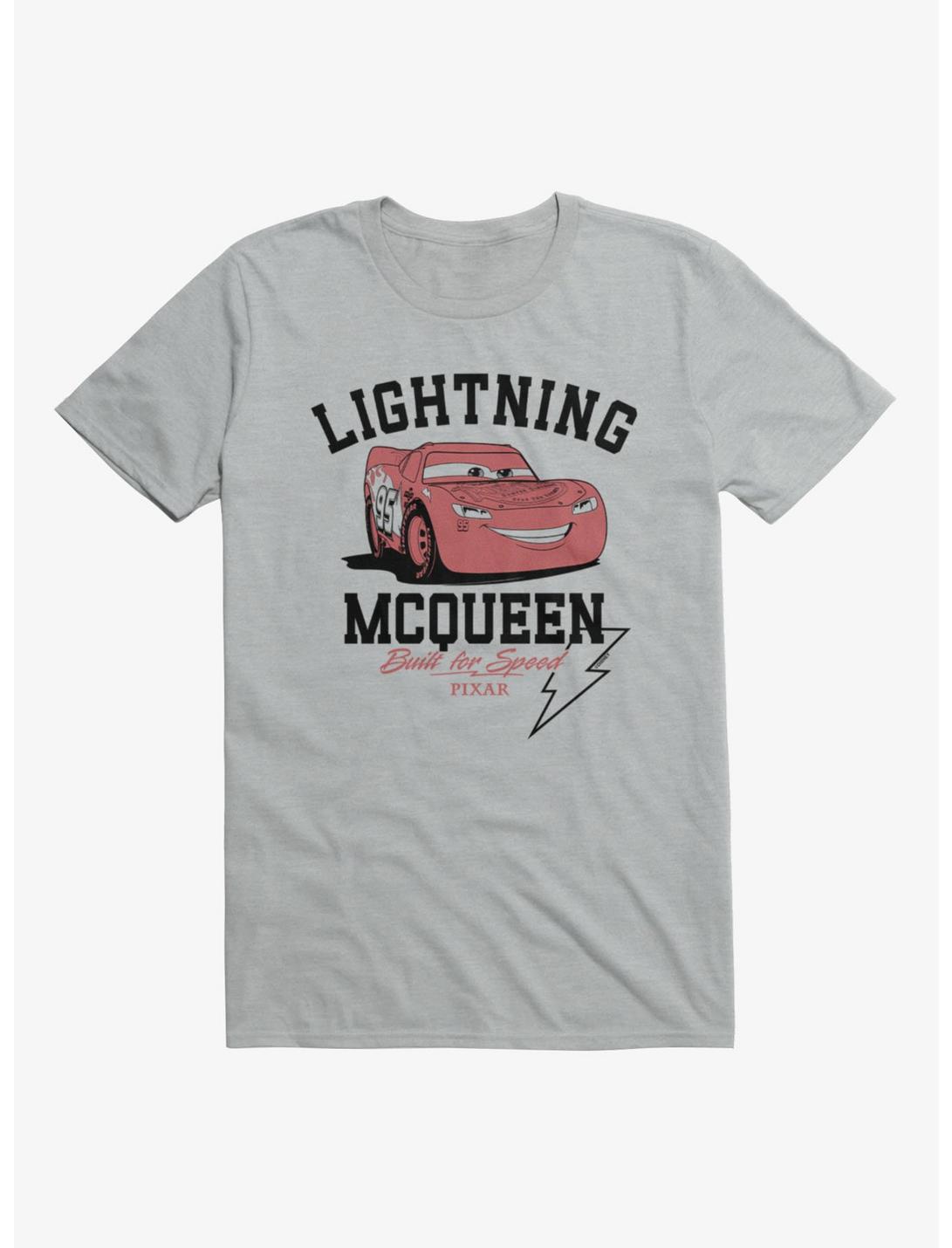 Disney Pixar Cars Lightning McQueen Built For Speed T-Shirt