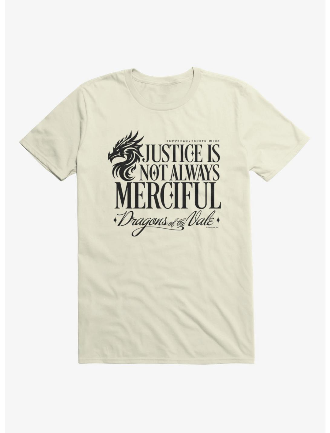 Fourth Wing The Empyrean Justice Is Not Merciful T-Shirt