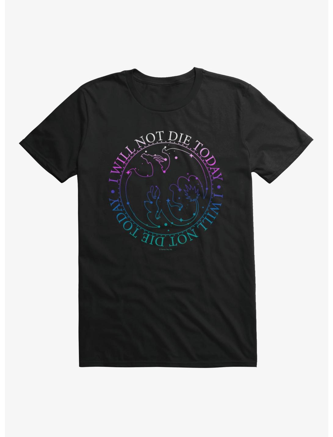 Fourth Wing The Empyrean I Will Not Die Circle T-Shirt