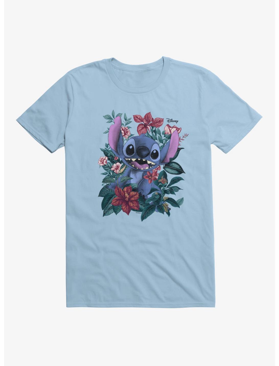 Disney Lilo & Stitch Stitch In Garland Of Flowers T-Shirt