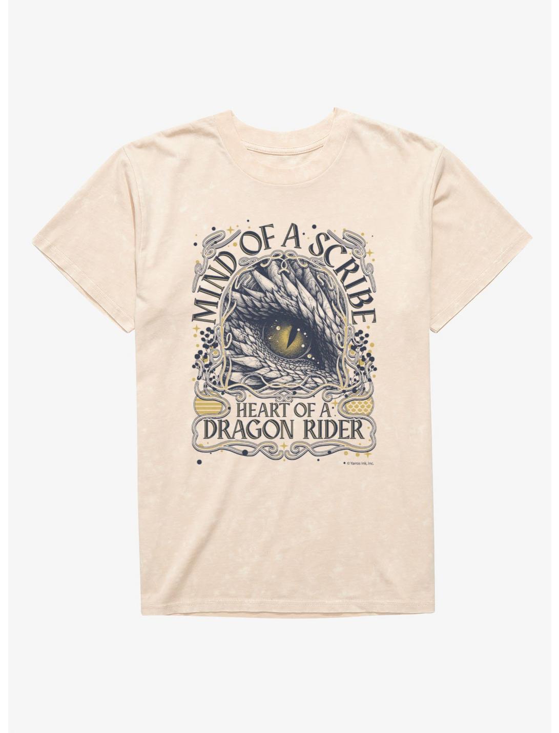 T-shirt Fourth Wing The Empyrean Mind Of A Scribe délavé minéral