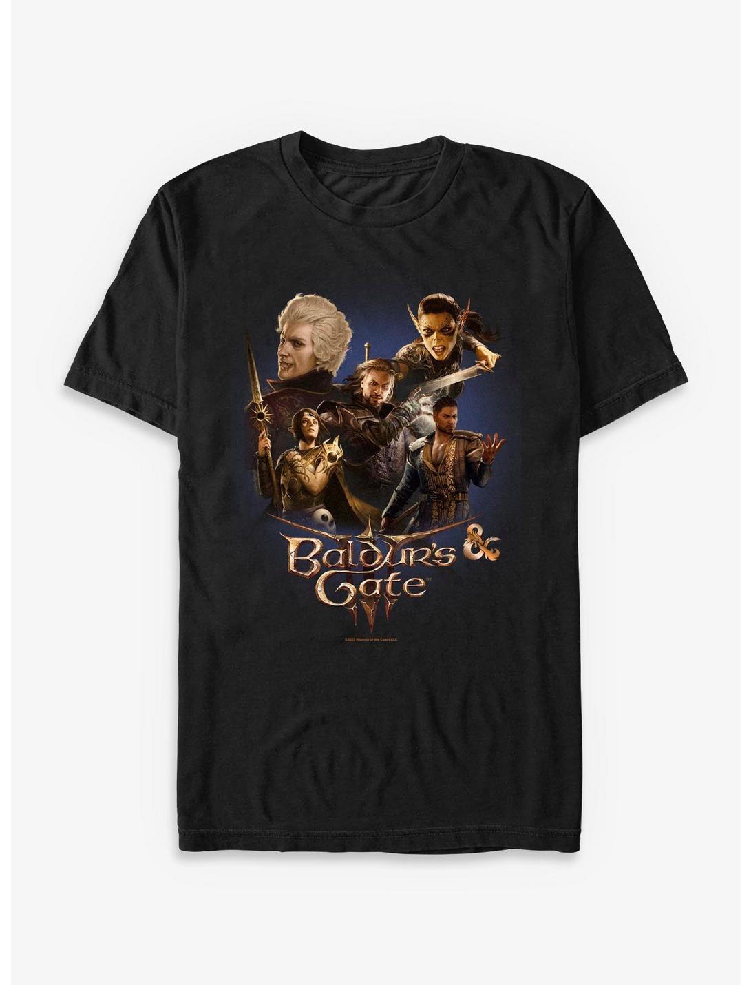 Dungeons & Dragons Baldurs Gate III Baldurs Squad Collage T-Shirt