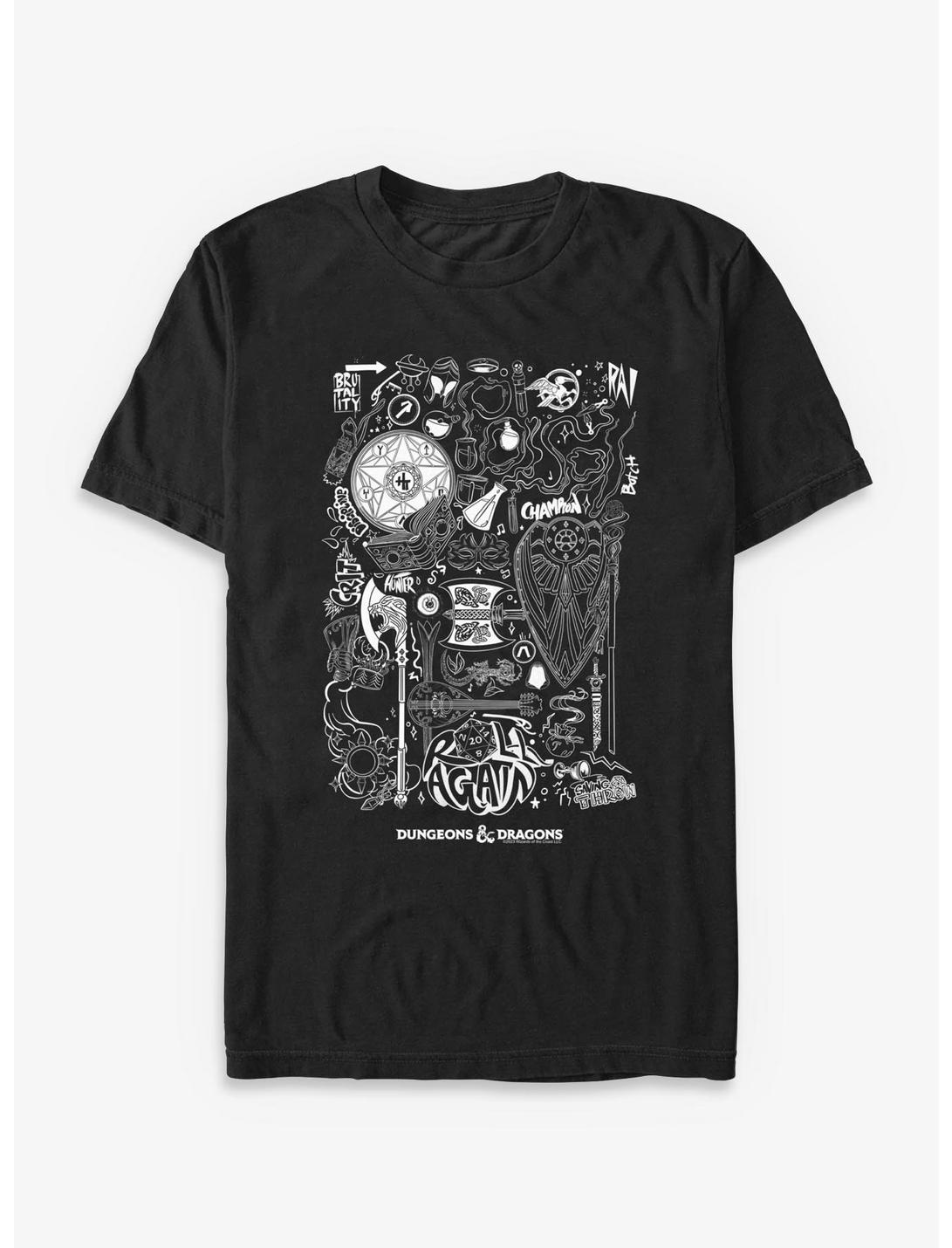 Dungeons & Dragons Doodles T-Shirt