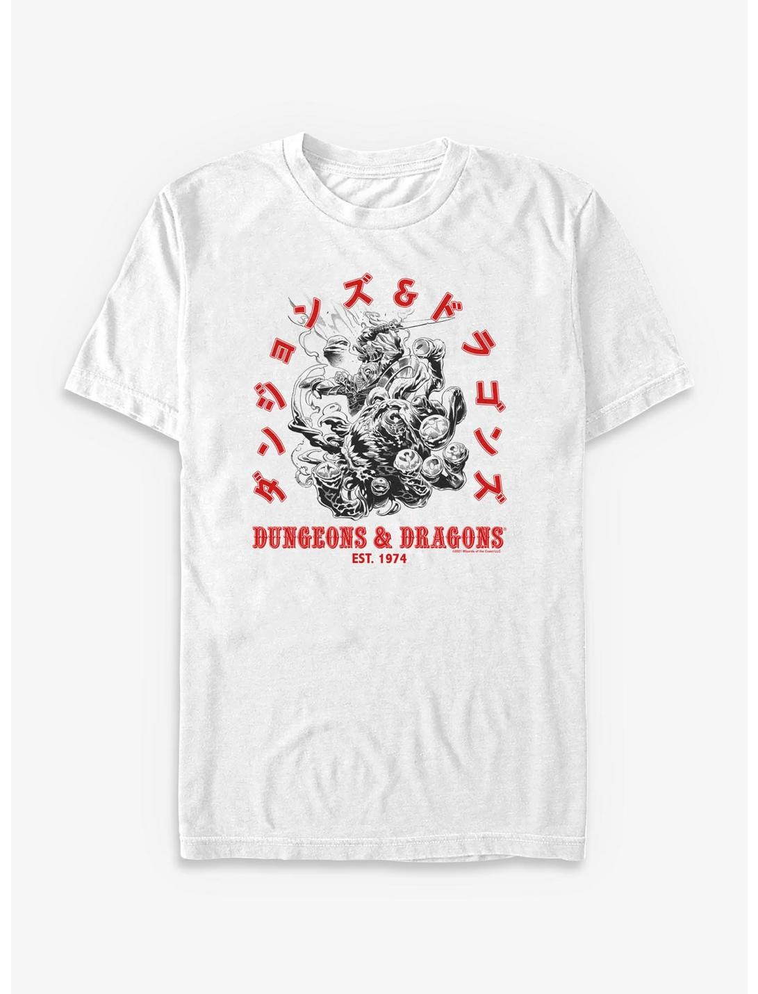 Dungeons & Dragons Katakana Beholder Fight T-Shirt