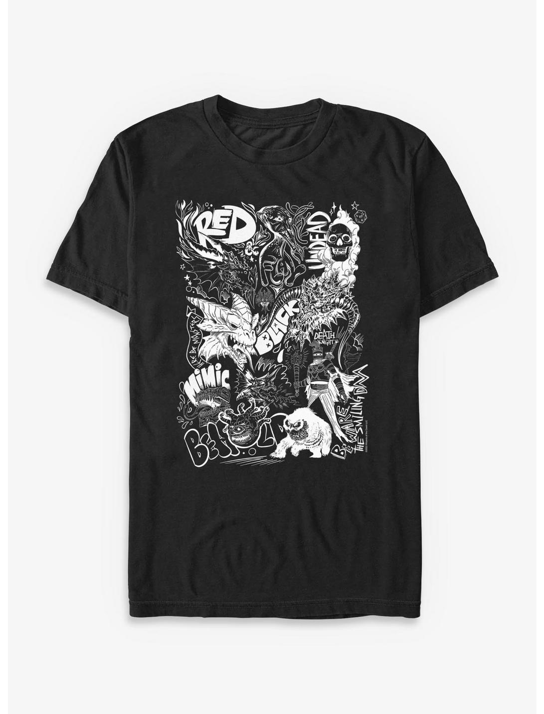 Dungeons & Dragons Monster Doodles T-Shirt