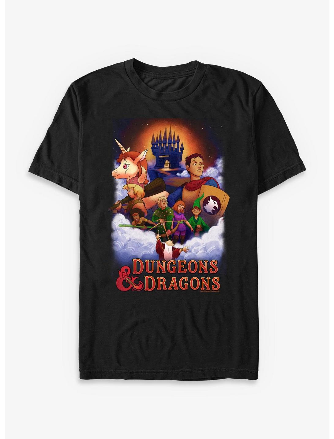Dungeons & Dragons Vintage Cartoon Poster T-Shirt