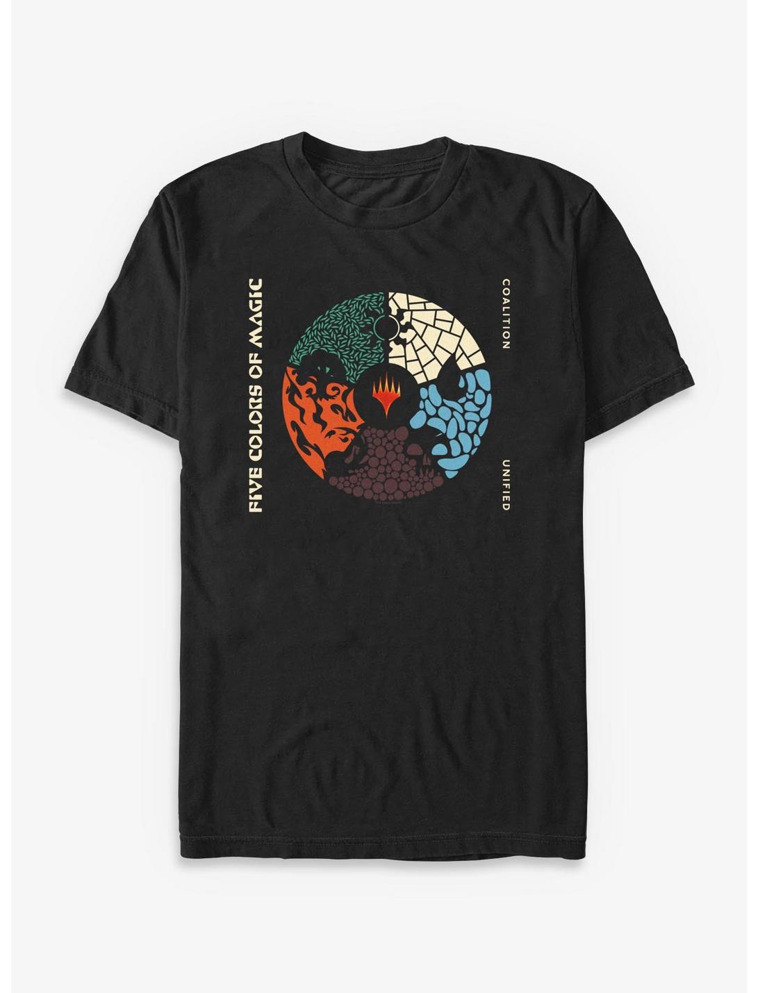 Magic: The Gathering Five Colors Of Magic T-Shirt