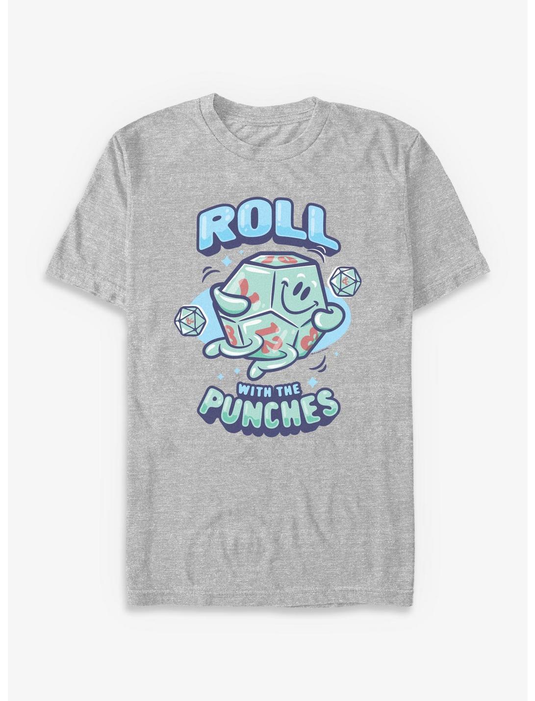Dungeons & Dragons Dice Roll With The Punches T-Shirt