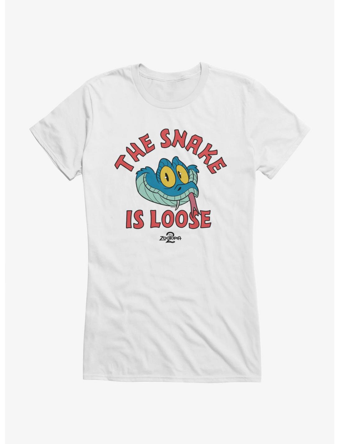 T-shirt Fille Disney Zootopie 2 Le Serpent Est Lâché