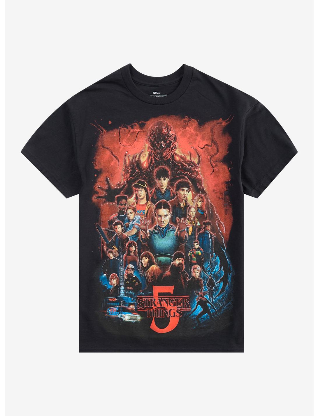 T-shirt affiche Stranger Things Saison 5