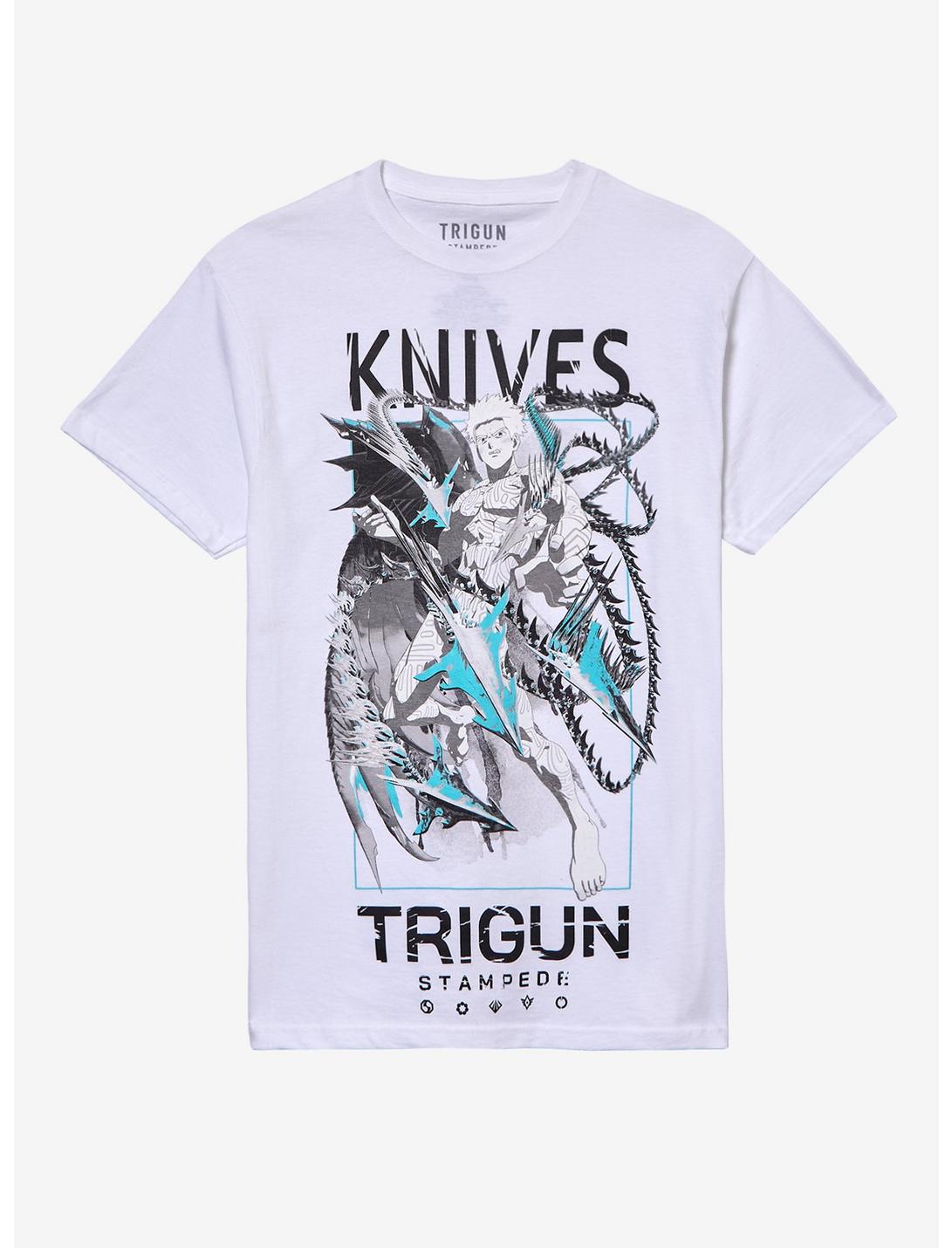 Trigun Stampede Knives Black Tonal T-Shirt