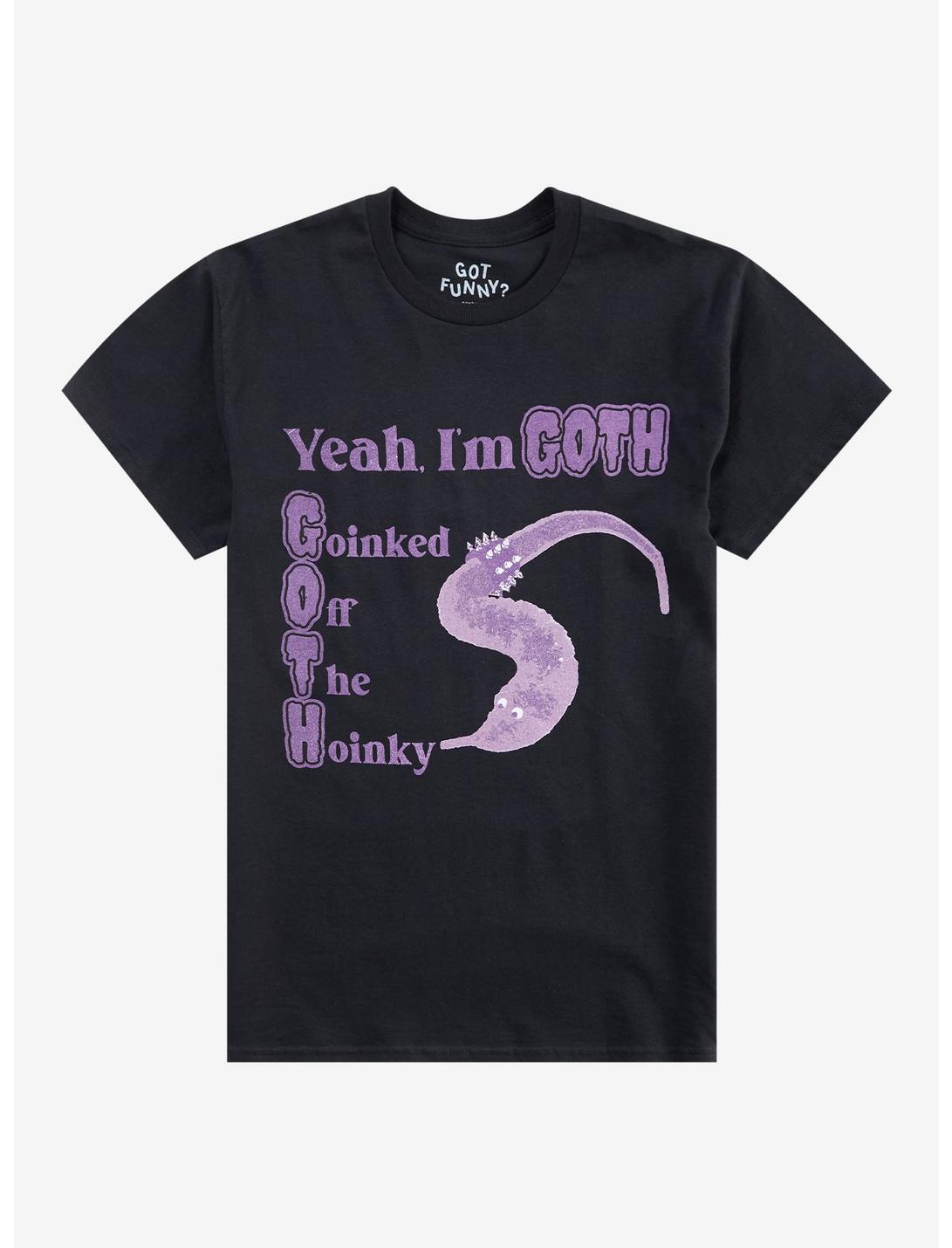 Goth Fuzzy Worm Meaning T-Shirt By Got Funny?