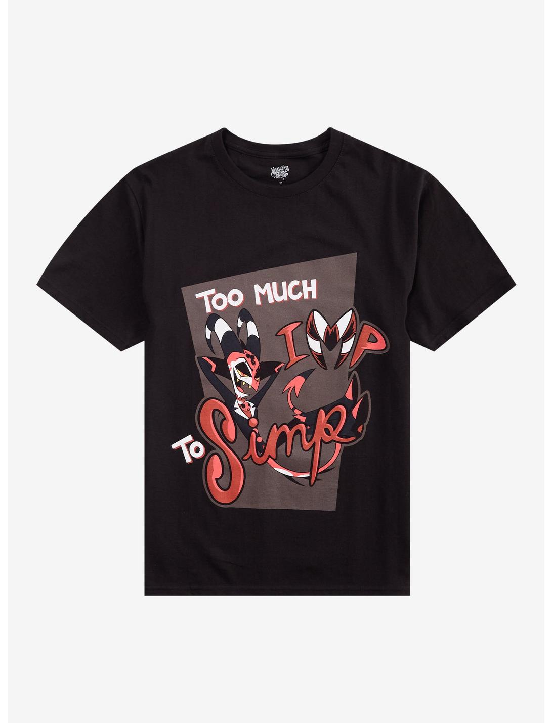 T-shirt Helluva Boss Too Much Imp To Simp
